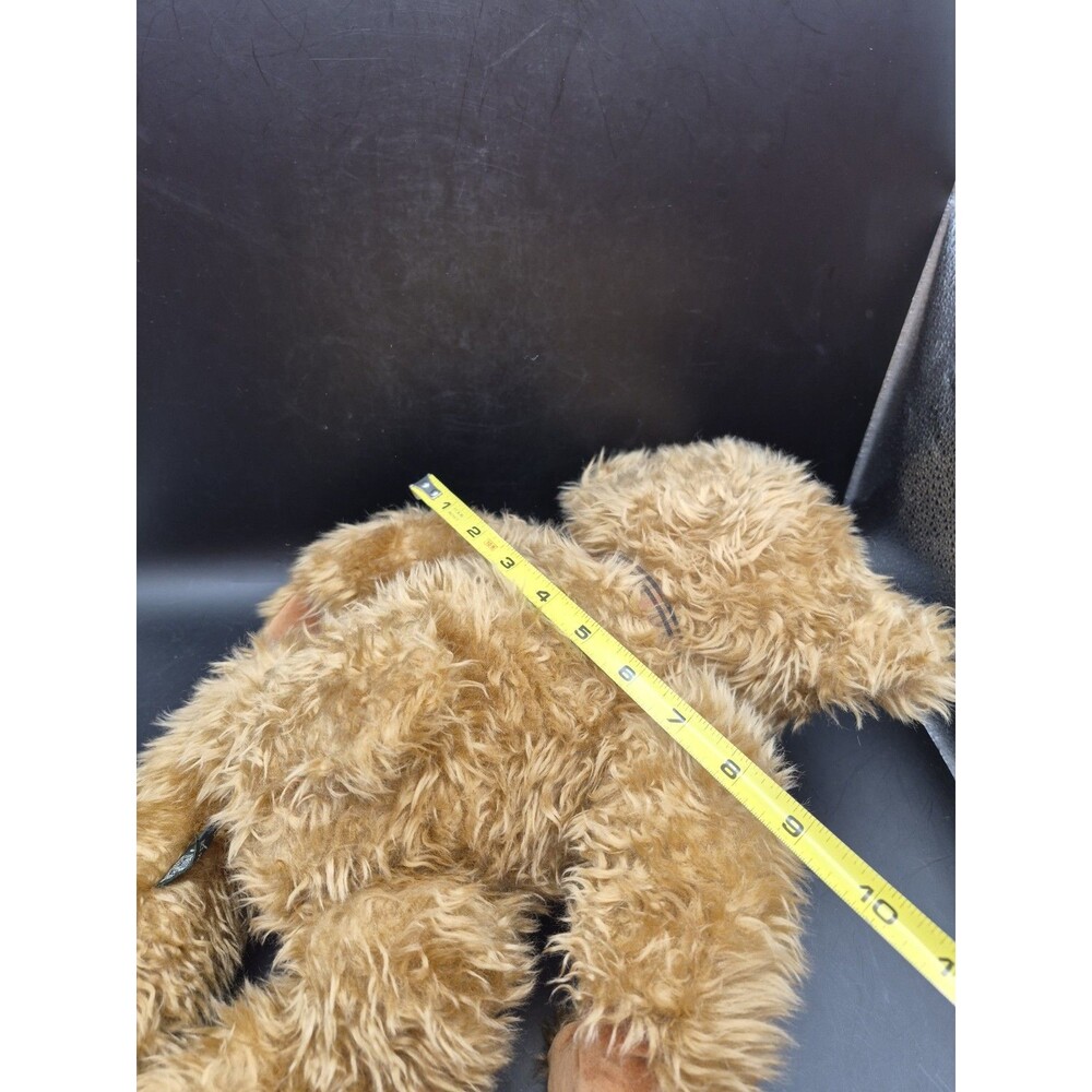 Vintage Russ Berrie 18" SPENCER #259 Plush Bear With Plaid Bow Scruffy Brown - Picture 11 of 11